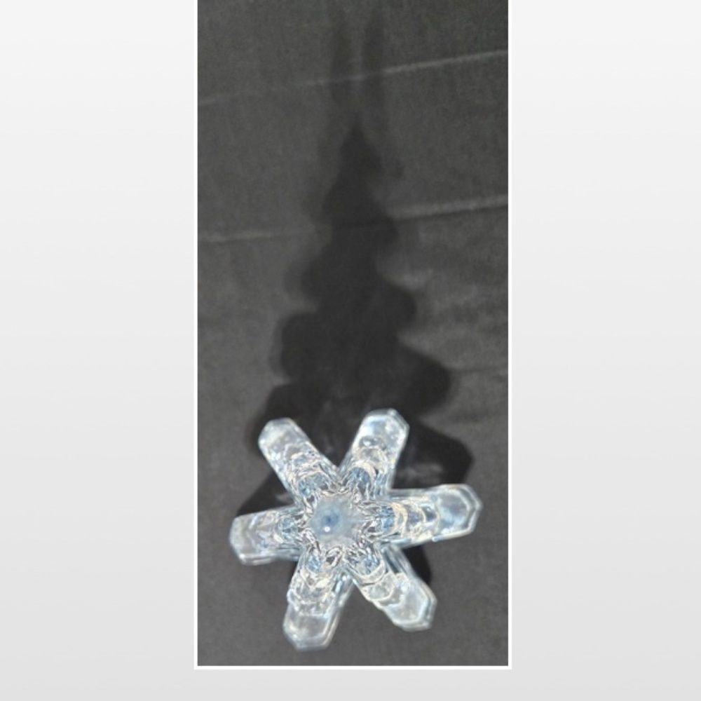 Vintage Lefton Glass Tree Clear Art 8” Figurine Christmas Pine Evergreen VTG - Picture 5 of 7